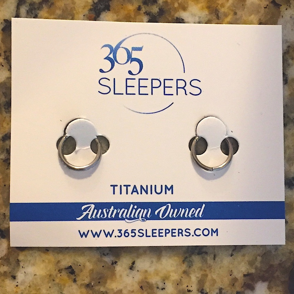 Titanium Sleeper Earrings
